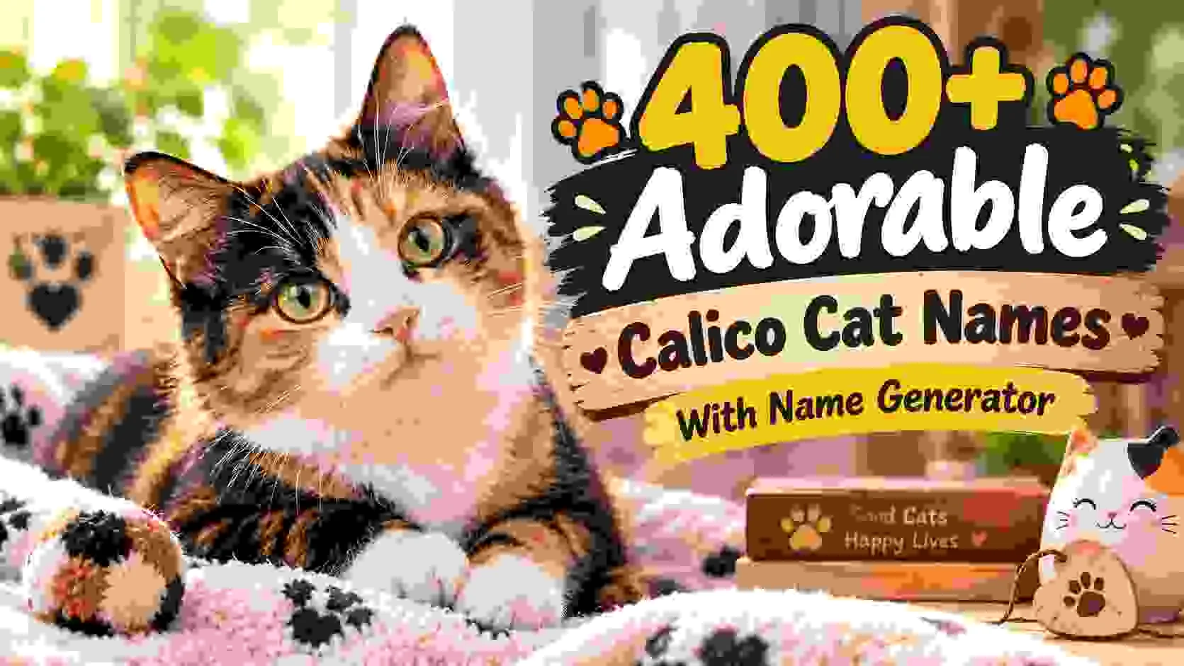 Adorable Calico Cat Names With Name Generator