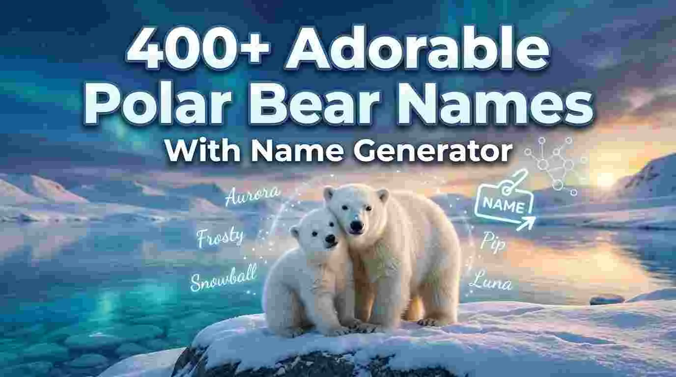 Adorable Polar Bear Names With Name Generator