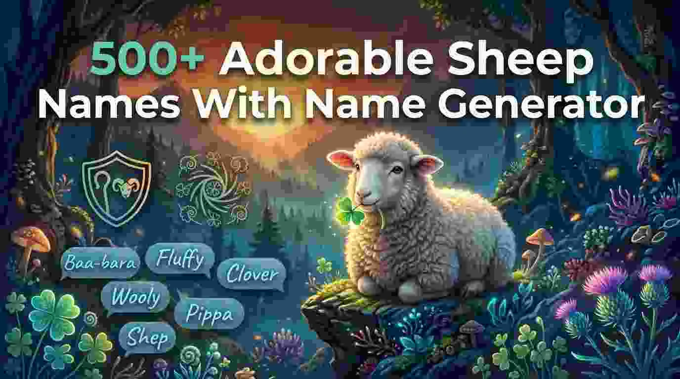 Adorable Sheep Names With Name Generator