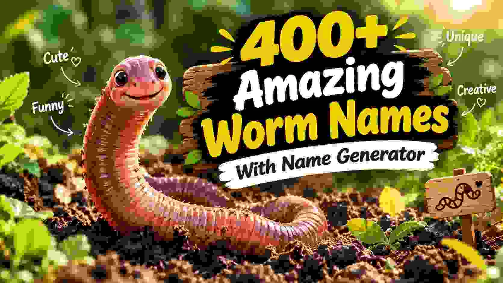 Amazing Worm Names With Name Generator