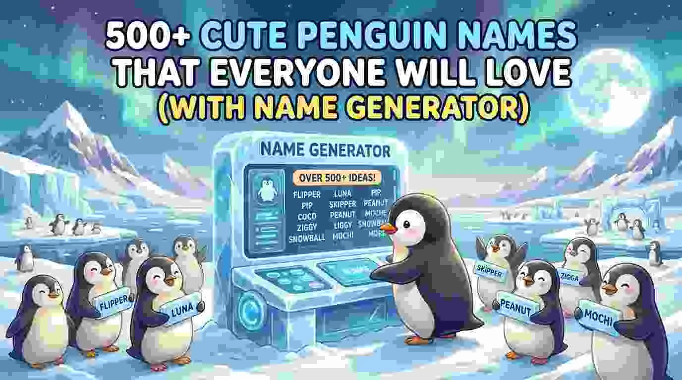 Cute Penguin Names That Everyone Will Love (With Name Generator)