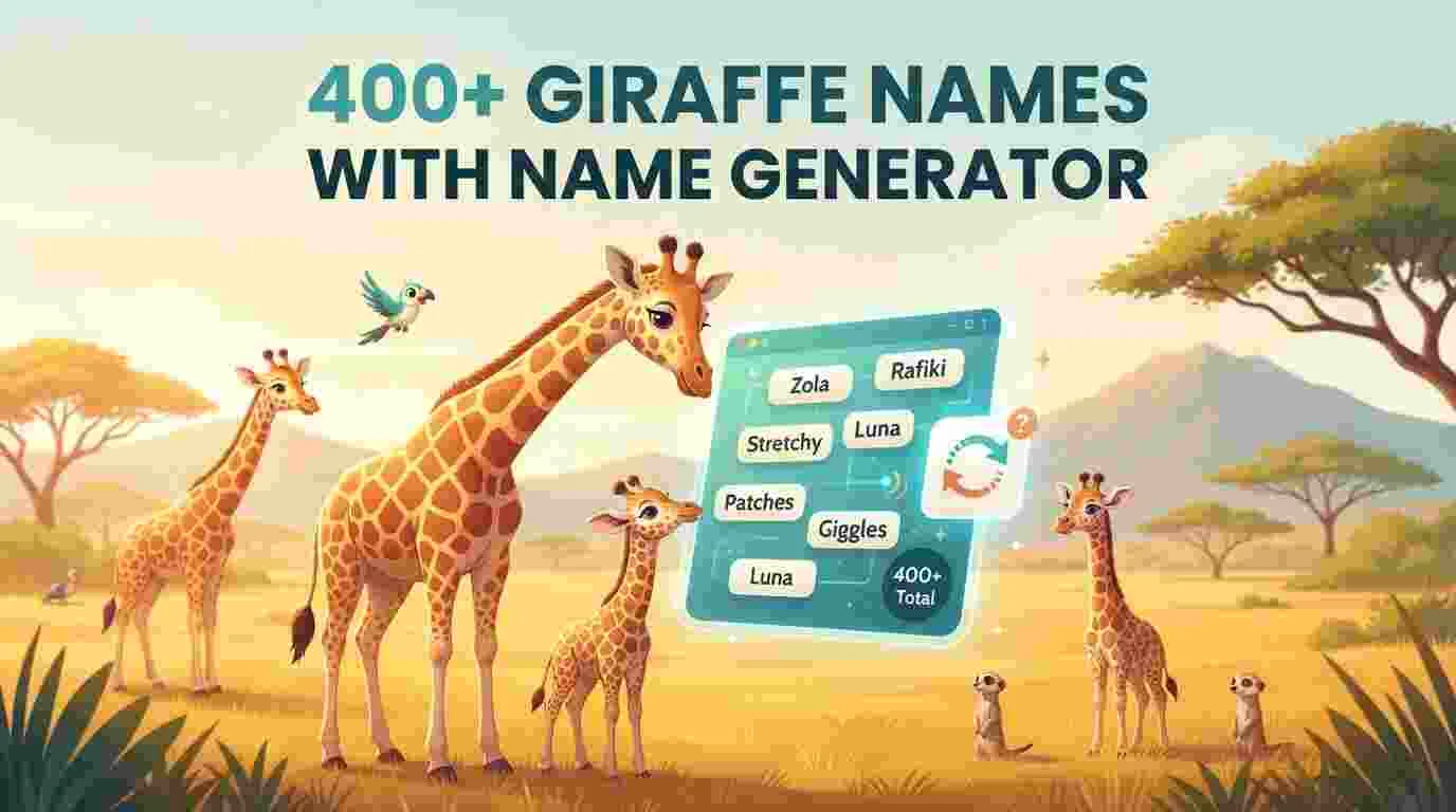 Giraffe Names With Name Generator
