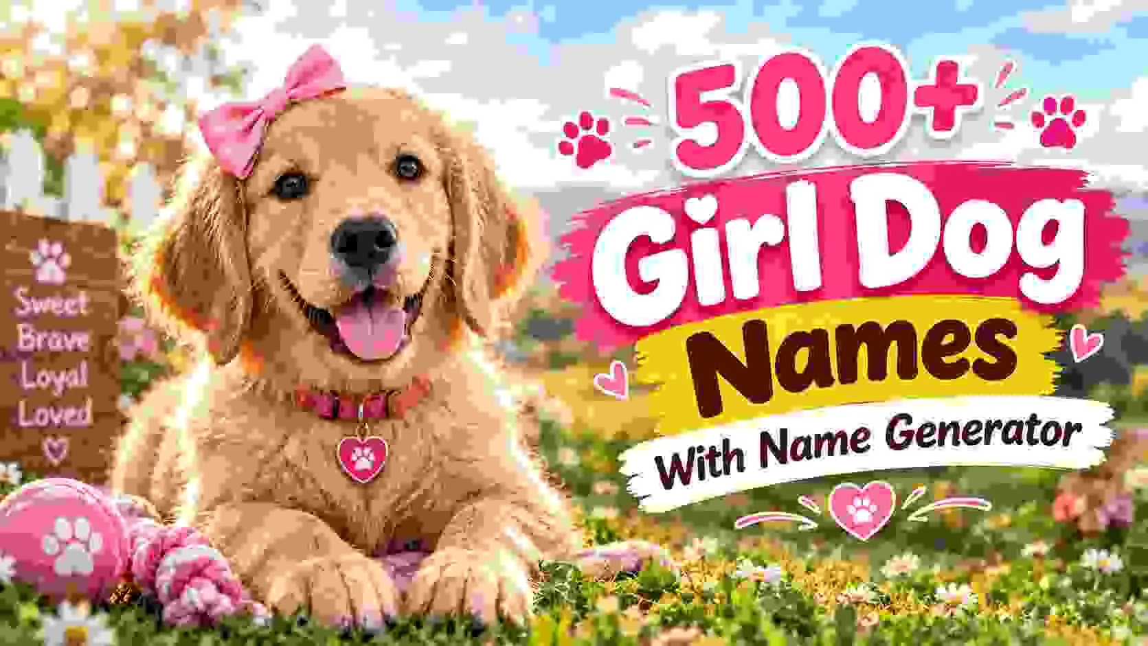 Girl Dog Names With Name Generator