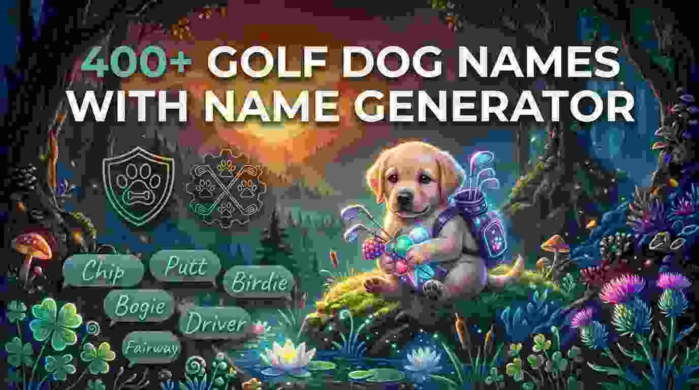 Golf Dog Names With Name Generator
