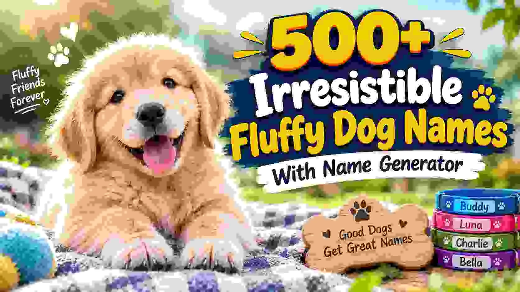 Irresistible Fluffy Dog Names With Name Generator