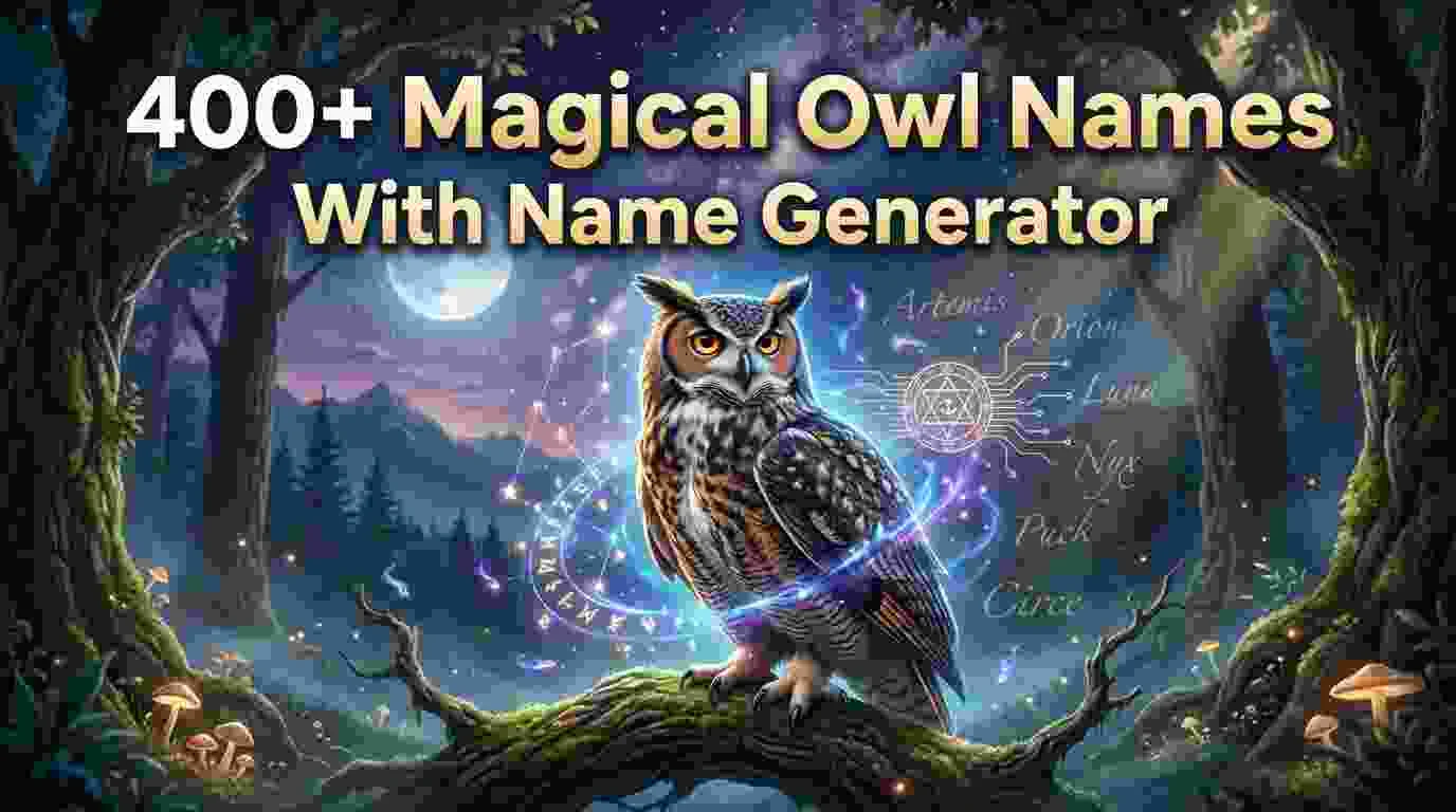 Magical Owl Names With Name Generator