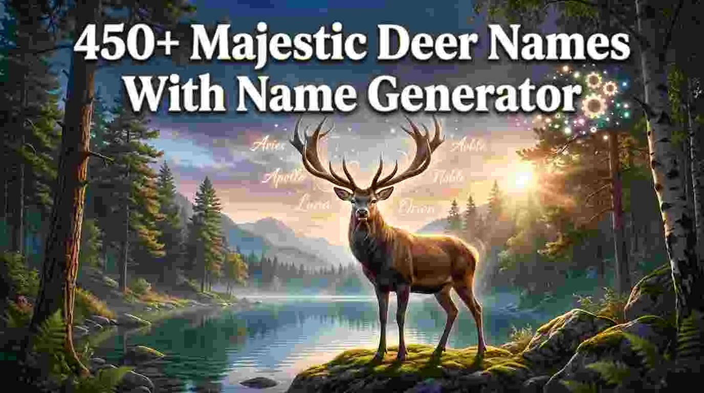 Majestic Deer Names With Name Generator