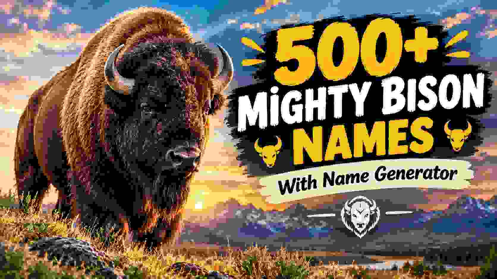Mighty Bison Names With Name Generator