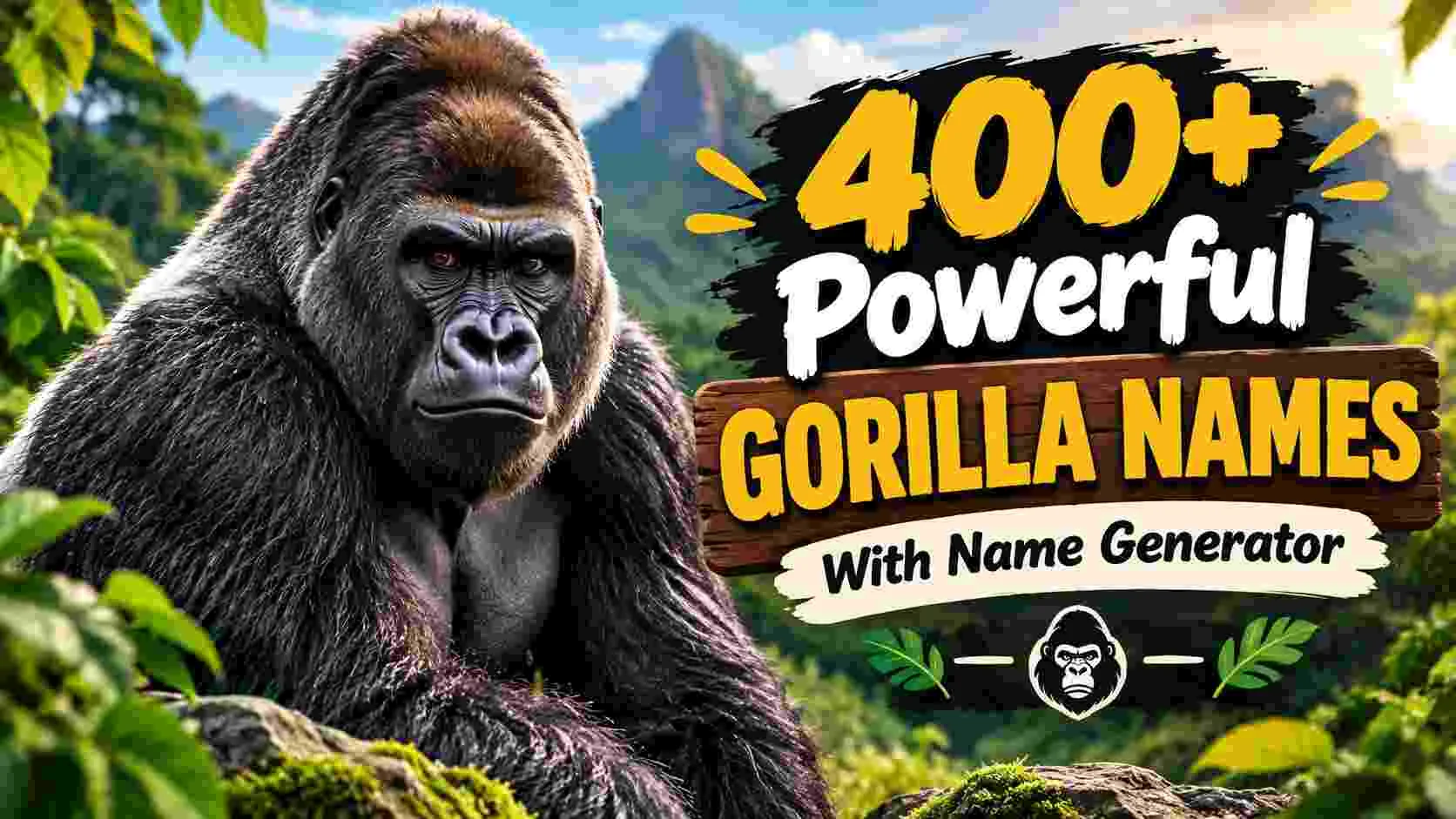 Powerful Gorilla Names With Name Generator